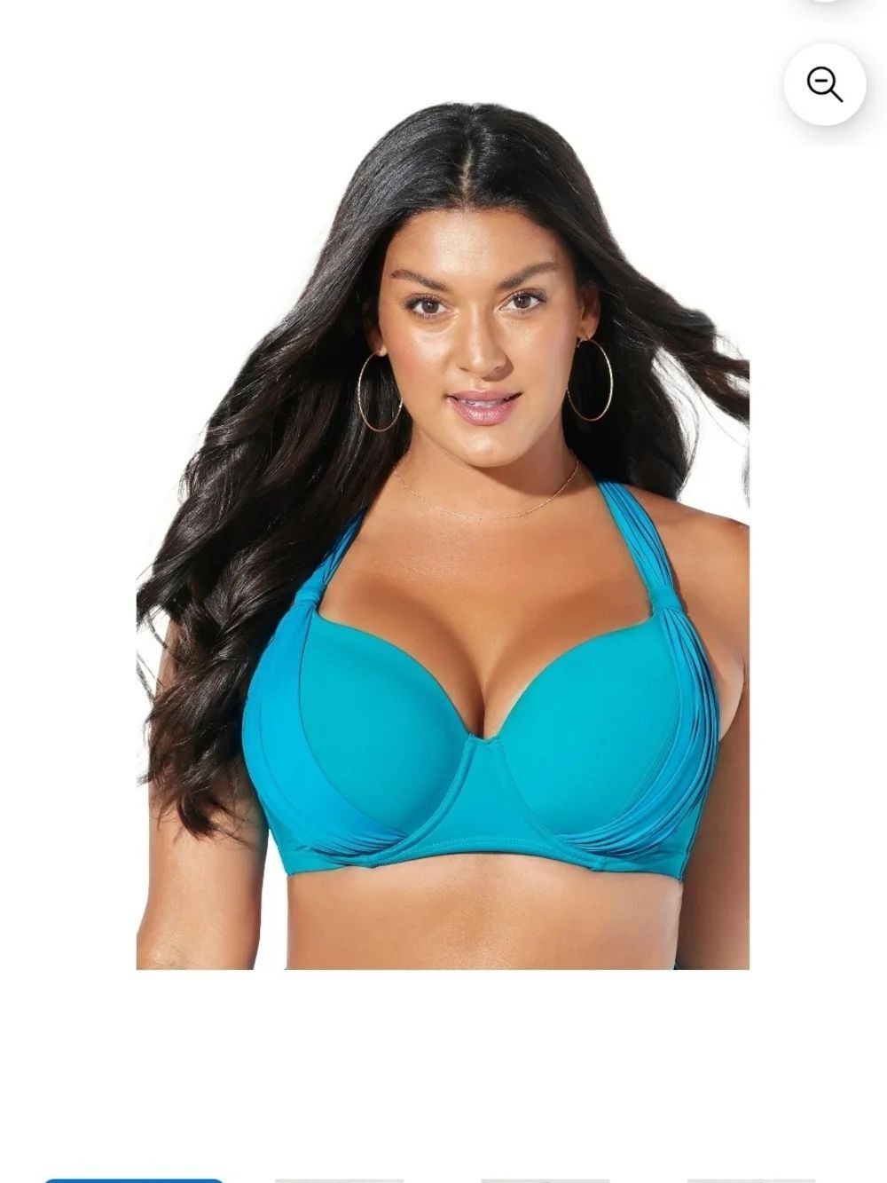 NWT Turquoise Underwire Bikini Top